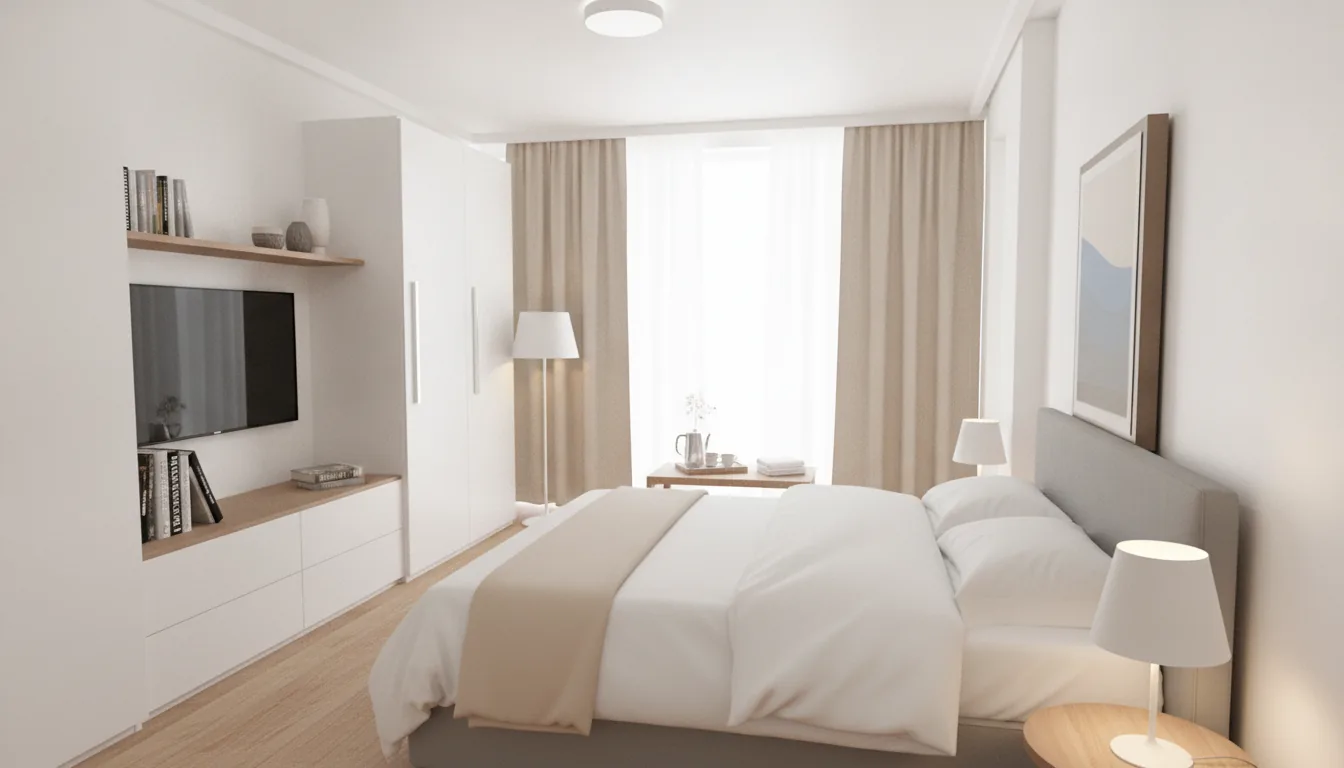 Bedroom of apartment no. 5